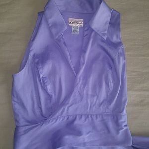 Lavender Wrap Top, Pinup Girl Clothing